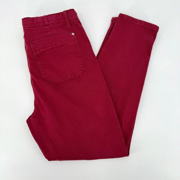 Judy Blue Garment Dyed Scarlet Red Jeans Size 13/31 Preppy Career Comfortable - Picture 11 of 11